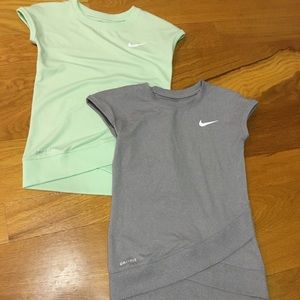 2 never worn Nike girls tops